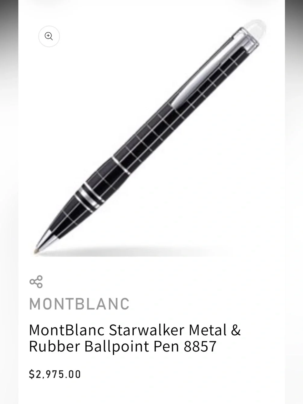 Montblanc starwalker metal